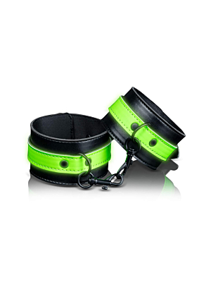 Ouch! Ankle cuffs - Glow in the Dark