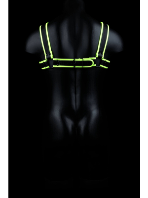 Chest Bulldog Harness  - Glow in the Dark