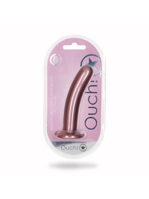 Smooth Silicone G-Spot Dildo Pink