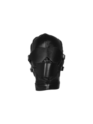 Blindfolded Mask with Breathable Ball Gag - Black