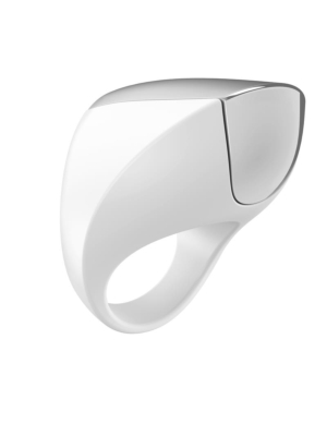 Επαναφορτιζόμενο Δονούμενο Δαχτυλίδι Πέους A1 Cock Ring (Λευκό) - OVO - Σιλικόνη