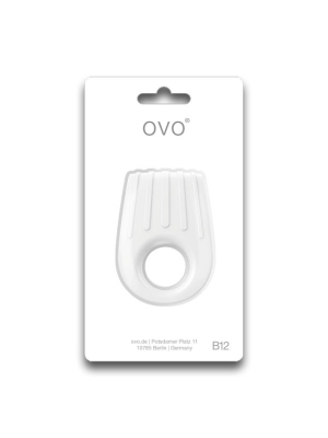 Δονούμενο Δαχτυλίδι Πέους OVO Cock Ring  - Λευκό