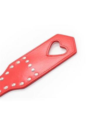 Σανίδα δερμάτινη -Heart Paddle (red)