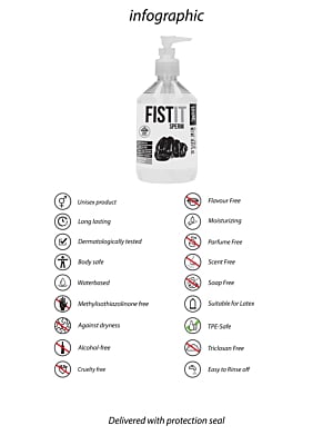 Fist It - Sperm - 500 ml - Pump