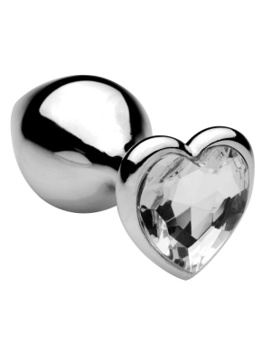 Heart Jewel Plug small (clear)
