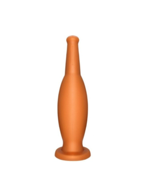 Bottle Butt Plug Small 17 cm (Gold) - Wolf - Elastic Anal Plug - Silicone
