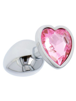 Plug Anale Heart Jewel Plug small (pink)