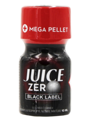 Poppers Leather Cleaner JUICE ZERO Black Label 10mL