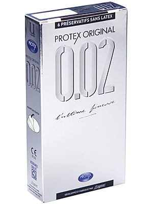 Protex Original 0.02 -Non Latex -  6 Condoms