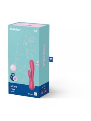 Rabbit  Δονητής  App control, Satisfyer Mono Flex - Κοκκινο