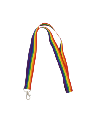 90cm Rainbow Lanyards with Detachable Keyhook