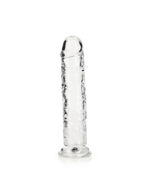 Straight Realistic Dildo with Suction Cup - 9'' Clear