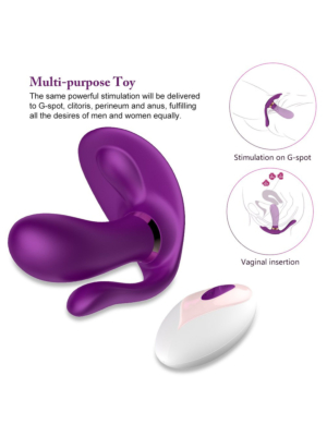 Remote wearable vibrator Purple