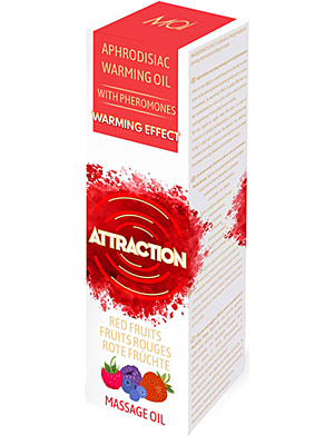 Θερμαντικό Λάδι για Ερωτικό Μασάζ με Φερομόνες - Mai Pheromone Massage Oil Red Fruits 30 ml
