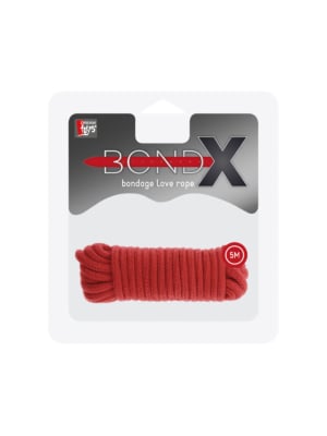 BONDX LOVE ROPE - 5M RED