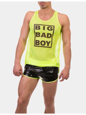 Neon Tank Top Big Bad Boy - Yellow