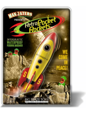 Big Teaze Toys Rocket Vibrator Yellow OS