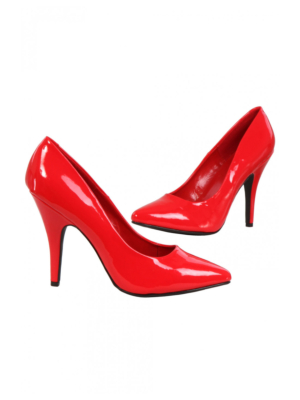 Red Vinyl Heels