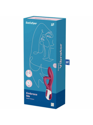 Satisfyer Embrace Me Rabbit Vibrator Berry