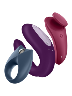 Satisfyer Partner Box 3 App Controlled Vibrators And Penis Ring