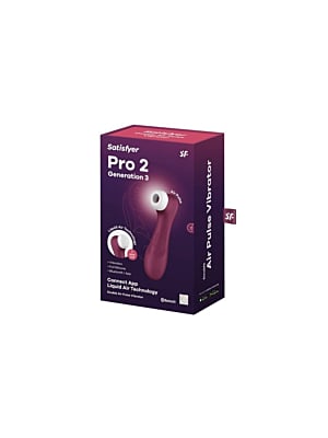 Satisfyer Pro 2 Generation 3  - WINE RED  BLUETOOTH &  APP