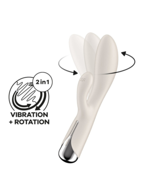 Satisfyer Spinning Rabbit Vibrator 1 White