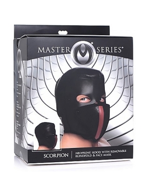 Κουκούλα Scorpion Hood με Αφαιρούμενο Blindfold