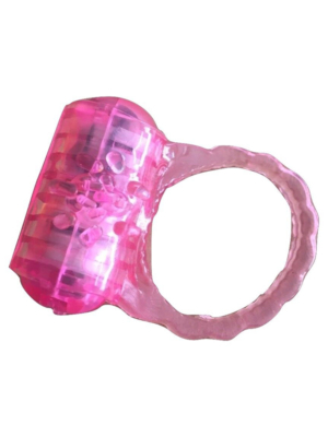 Δαχτυλίδι πέους με δόνηση BMS Vibrating Cockring Ροζ