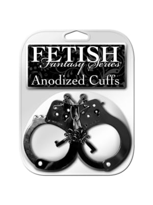 Fetish Fantasy Anodized Cuffs - Black