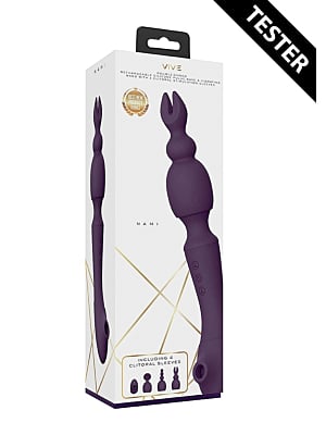 Nami - Pulse Wave and Vibrating Wand - Purple TESTER