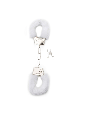 Furry Handcuffs - White