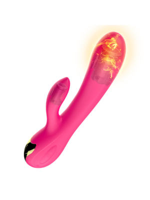 Silicone Vibrator USB 7 Function + Booster / Heating