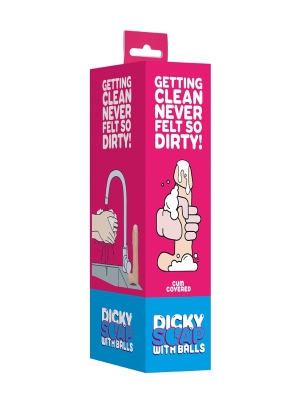 Dicky Soap With Balls - Cum Covered - Flesh