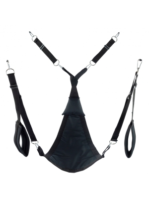 Triangle Fabric Sling - Complete Set Black
