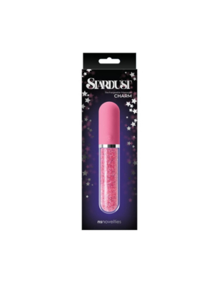 Επαναφορτιζόμενος Κλασικός Δονητής Stardust Charm Vibrator (Ροζ) - NS Novelties