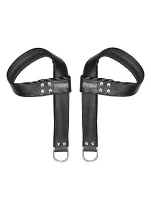 Suspension Saddle Leather Hand and Ankle Cuffs
