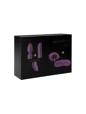 Pleasure Kit #4 - Vibrator with Different Attachments Purple