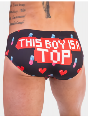 Top Boy Swim Brief - Barcode Berlin