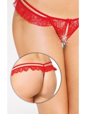 Γυναικείο εσώρουχο G-String 2452 - Red - S/M & M/L