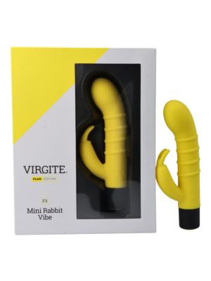 FLUO SILICONE RECHARGEABLE RABBIT VIBRATOR