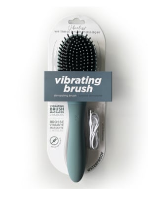 Vibrating Hairbrush Vibraliss Grey Blue