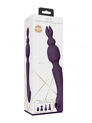 Nami - Pulse Wave and Vibrating Wand - Purple TESTER