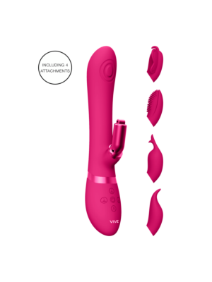 Etsu - Pulse Wave G-Spot Rabbit & Clitoral Stimulator - Pink