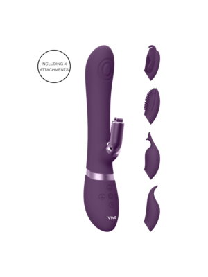 Etsu - Pulse Wave G-Spot Rabbit & Clitoral Stimulator - Purple TESTER