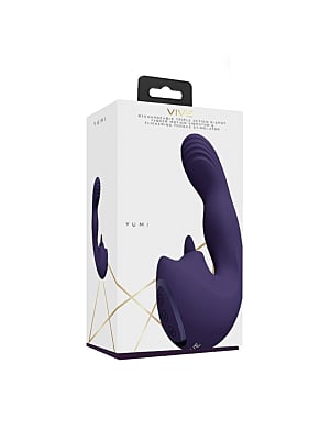 Vive G-Spot Vibrator - Tongue Stimulator Purple