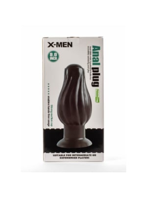 X-Men 7.5" Anal Plug Black