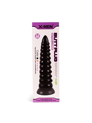 X-MEN 11.6 inch Butt Plug Black