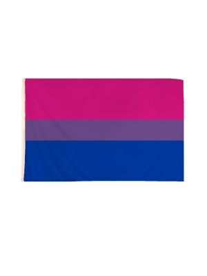 5 x 3 Feet Bisexual Flag with Brass Eyelets