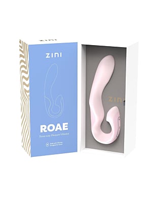 Zini Roae SE Three-way Pleasure Vibrator Pink