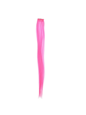 Aprox. 57cm Neon Pink Hair Highlights/ Extensions